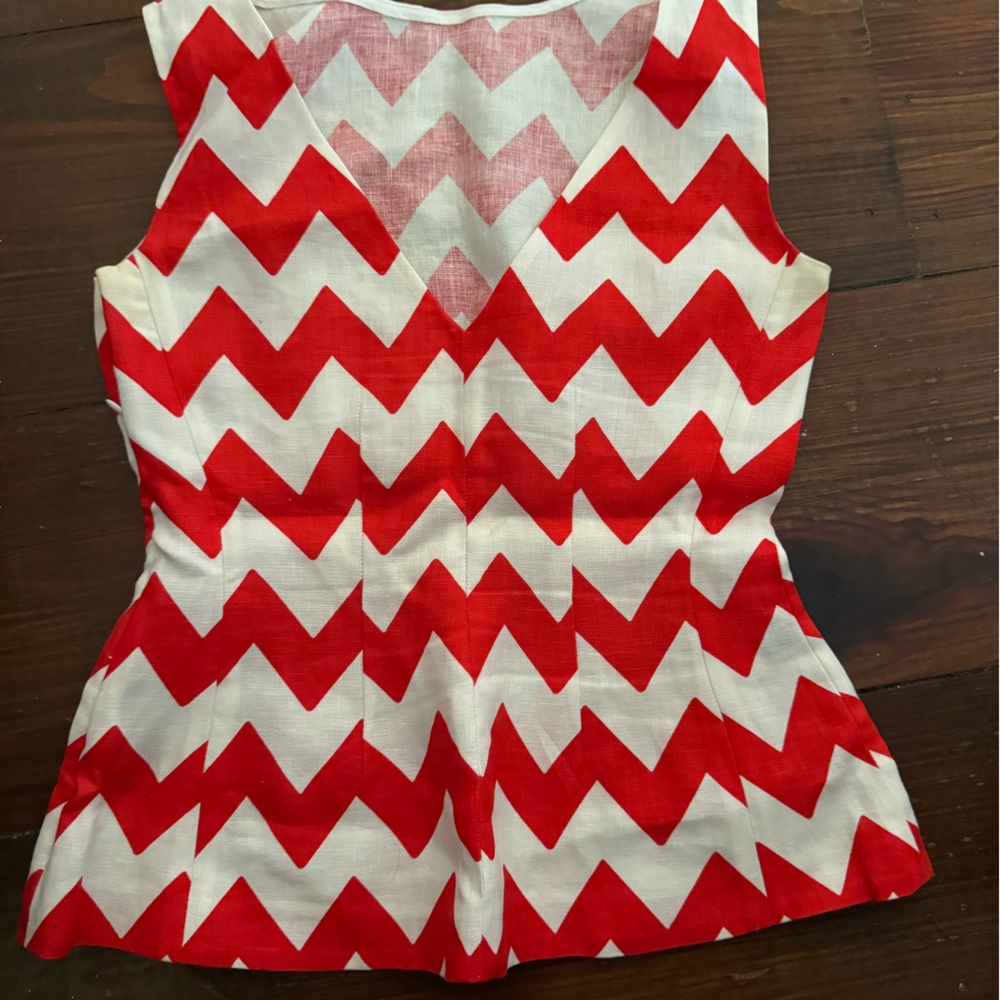 Red and White shirt